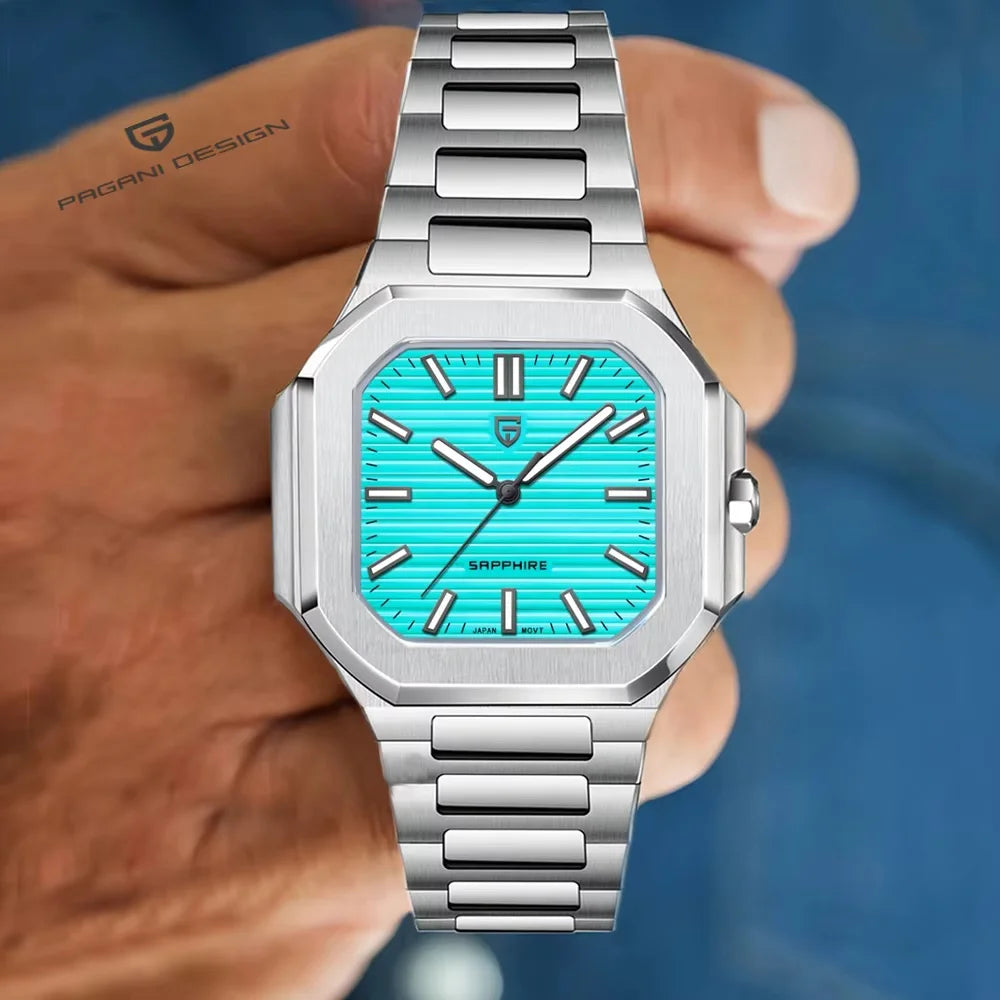 2025 New PAGANI DESIGN Top Brand Men Quartz Watches Luxury Sapphire Glass AR Coated Business Watch Japan VH31 Luminous Watch Men