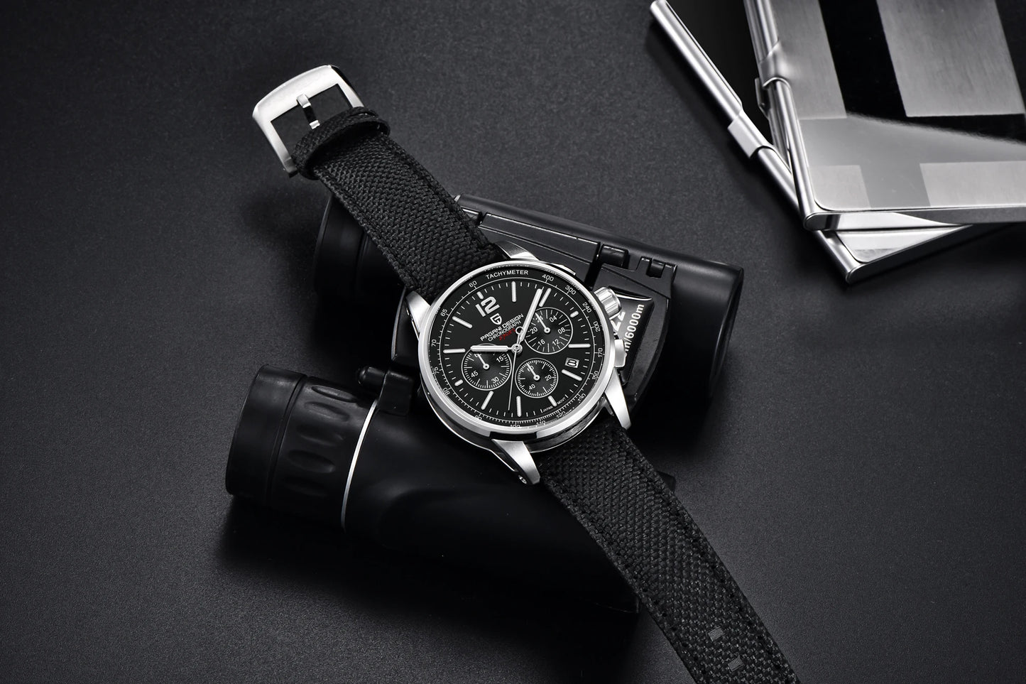 PAGANI DESIGN 2024 New Luxury Fashion Casual Men Quartz Watches VK63 100M Water Resistant Sapphire Glass Stainless Steel Watches