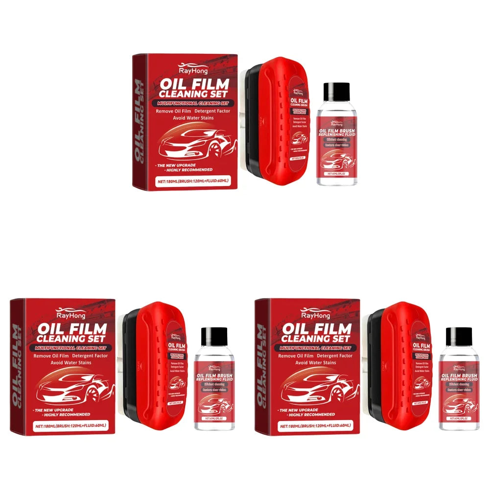 Glass Cleaning Board Universal Glass Cleaning Wipe Board Cleaning Glass Brush for Car Windshield Oil Film Cleaner Glass Coating