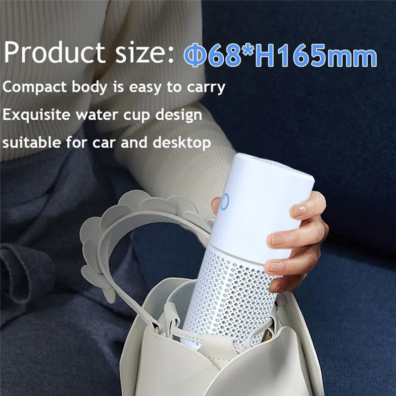 A52Q-Air Purifier With HEPA Filter Quiet Operation For Home,Office Includes Aromatherapy Feature