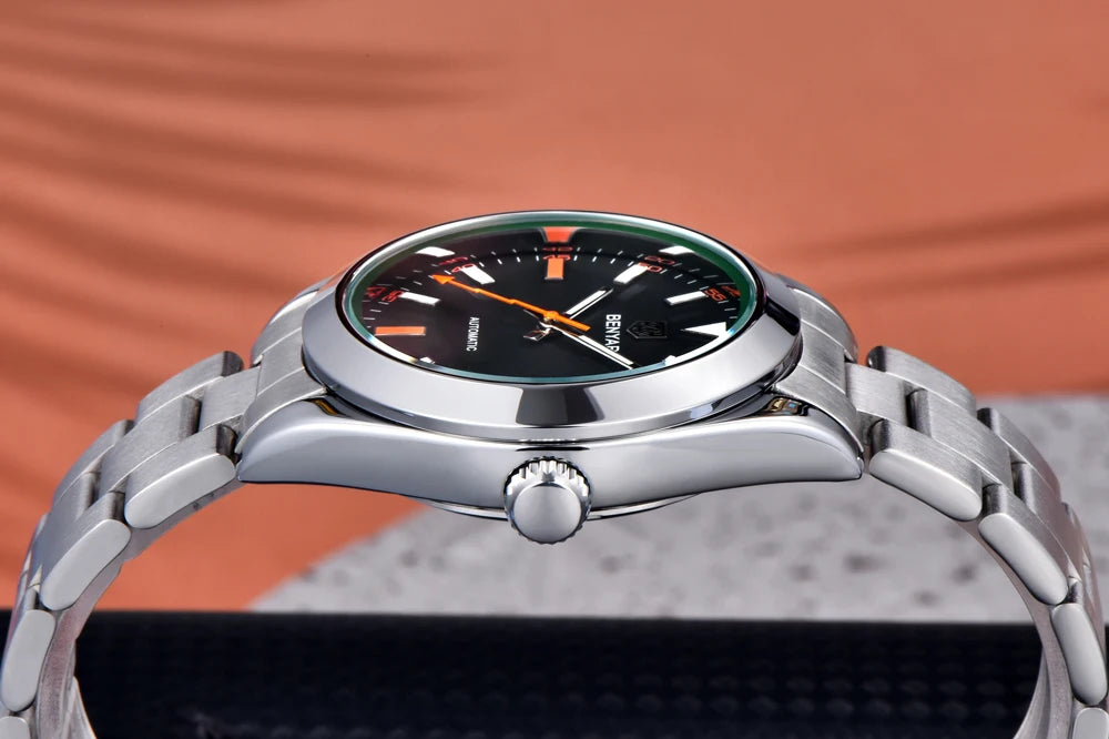 2025 New BENYAR Men's Watches Top Luxury Automatic Watch For Men Mechanical Wristwatches Stainless Steel Luminous Clock With Box