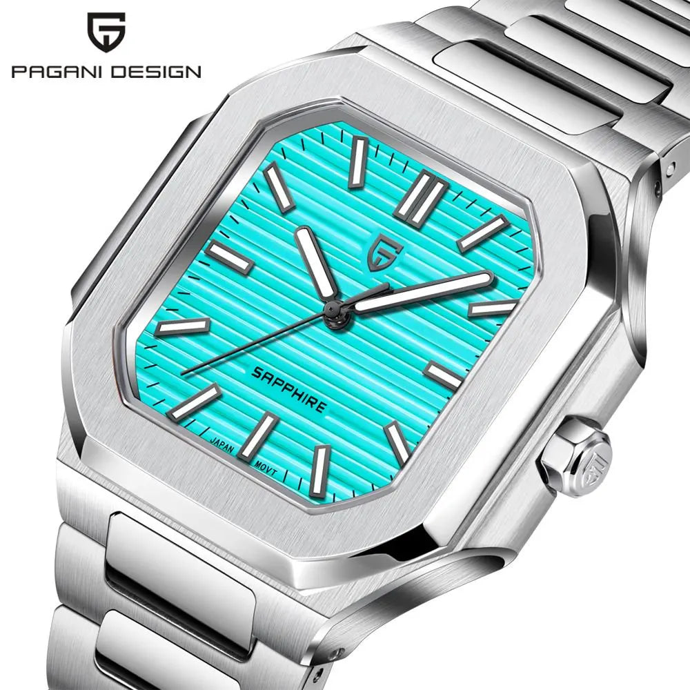 2025 New PAGANI DESIGN Top Brand Men Quartz Watches Luxury Sapphire Glass AR Coated Business Watch Japan VH31 Luminous Watch Men