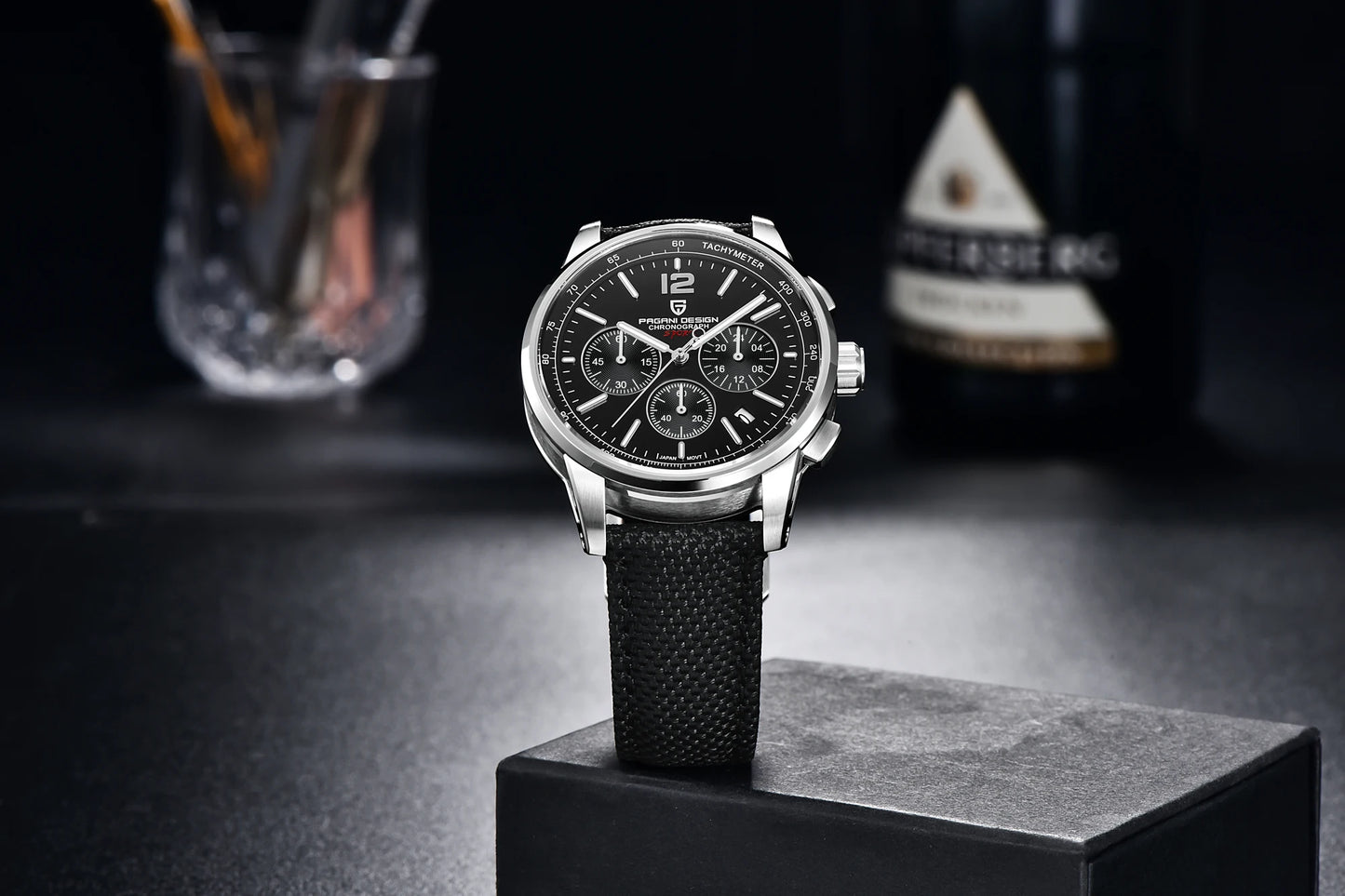 PAGANI DESIGN 2024 New Luxury Fashion Casual Men Quartz Watches VK63 100M Water Resistant Sapphire Glass Stainless Steel Watches