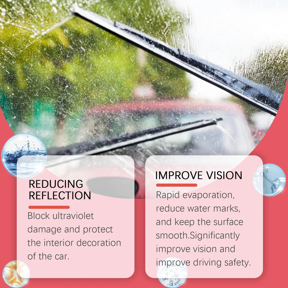 Glass Cleaning Board Universal Glass Cleaning Wipe Board Cleaning Glass Brush for Car Windshield Oil Film Cleaner Glass Coating