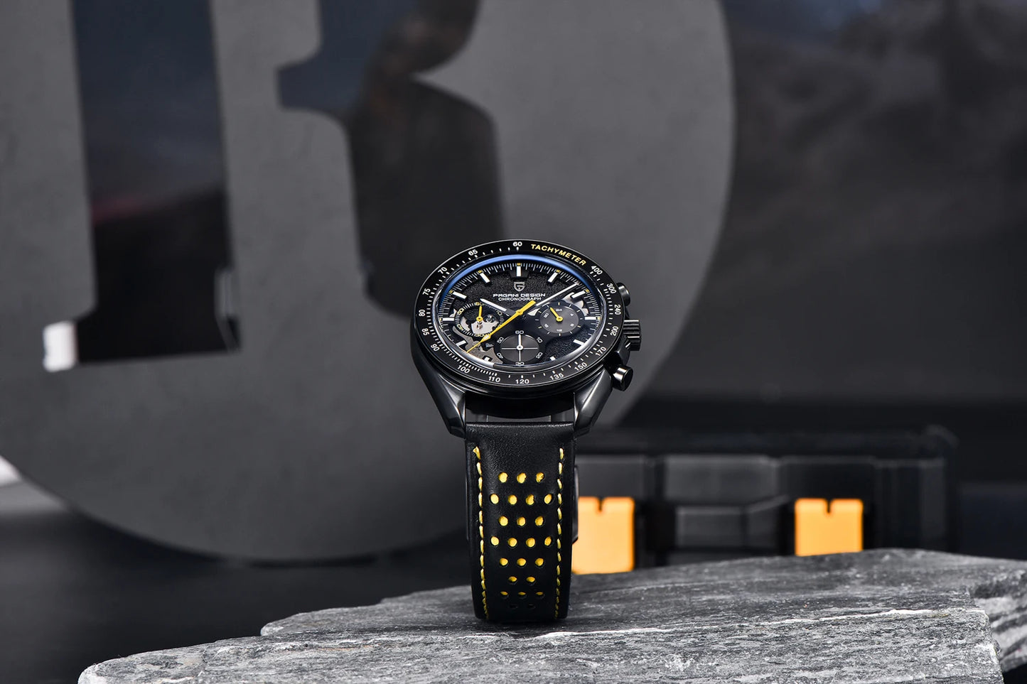 2025 New PAGANI DESIGN 1701 Moon Mens Watches Luxury Quartz Watch For Man Speed Chronograph Sports AR Sapphire Mirror Clock Gift