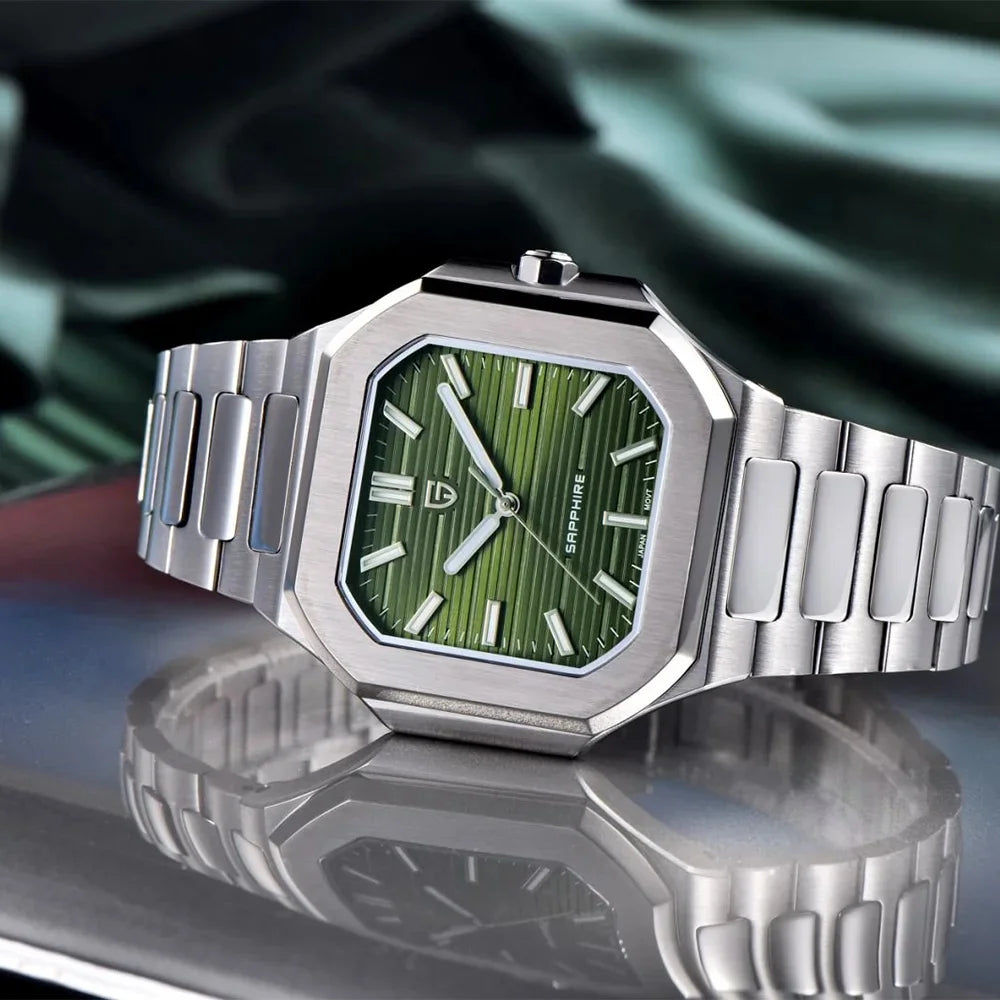 2025 New PAGANI DESIGN Top Brand Men Quartz Watches Luxury Sapphire Glass AR Coated Business Watch Japan VH31 Luminous Watch Men