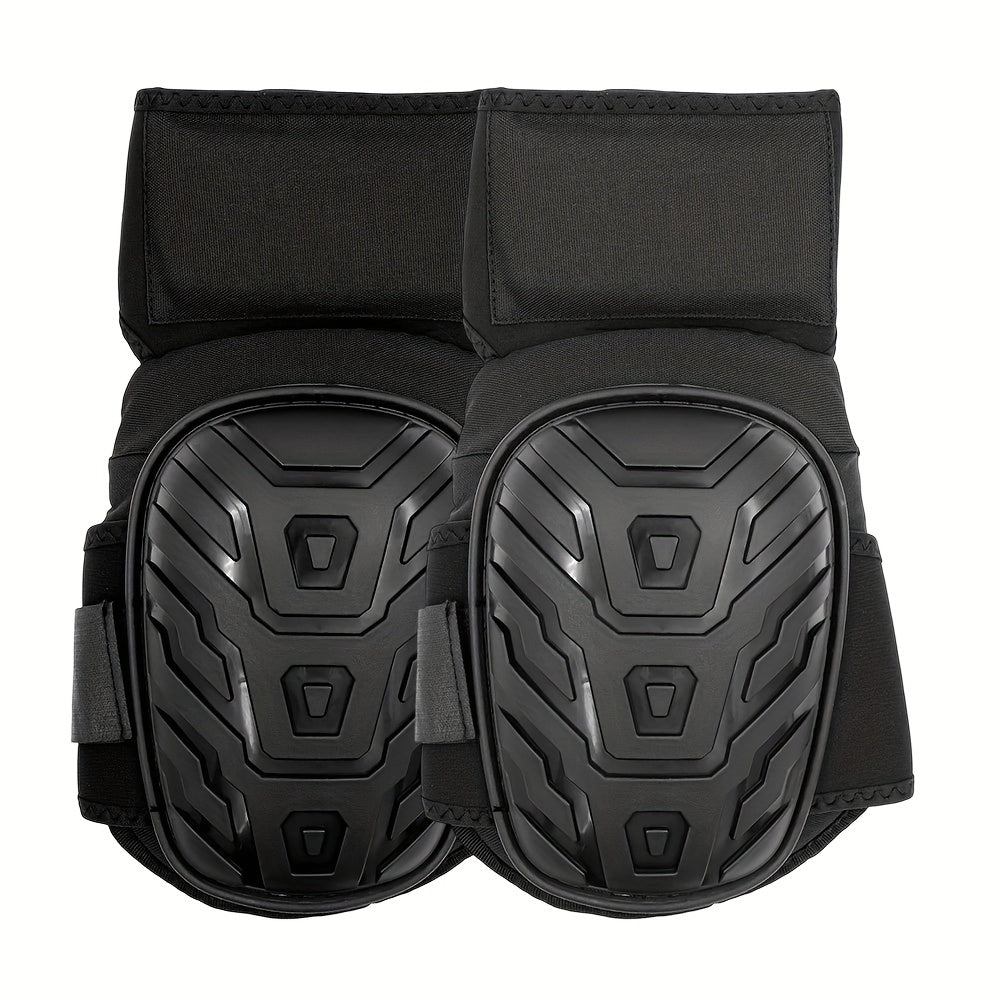 2pcs Heavy Duty Knee Pads with Non-Slip Surface - Adjustable Strap for Construction, Gardening, Painting - All-Day Comfort and Impact Protection - Ideal for Professional and DIY Projects - Gzzhi, Knee Pads for Work, Durable PVC