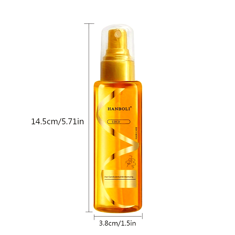 Luxurious Hair Fragrance Spray - Instantly Softens and Nourishes, Calms Frizz, Prevents Static, Long-Lasting Scent, No-Wash Beauty Solution - 100ml