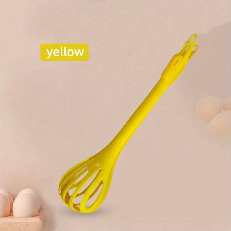 1pc, 5.08 Cm 1 Food Egg Whisk, Multi Function Egg Beater, Bread Clip Manual Blender, Baking Household Tools, Household Supplies, Baking Tools, Quickly Mixing Eggs Supplies, Kitchen Accessories, Kitchen Appliances, Kitchen Gad