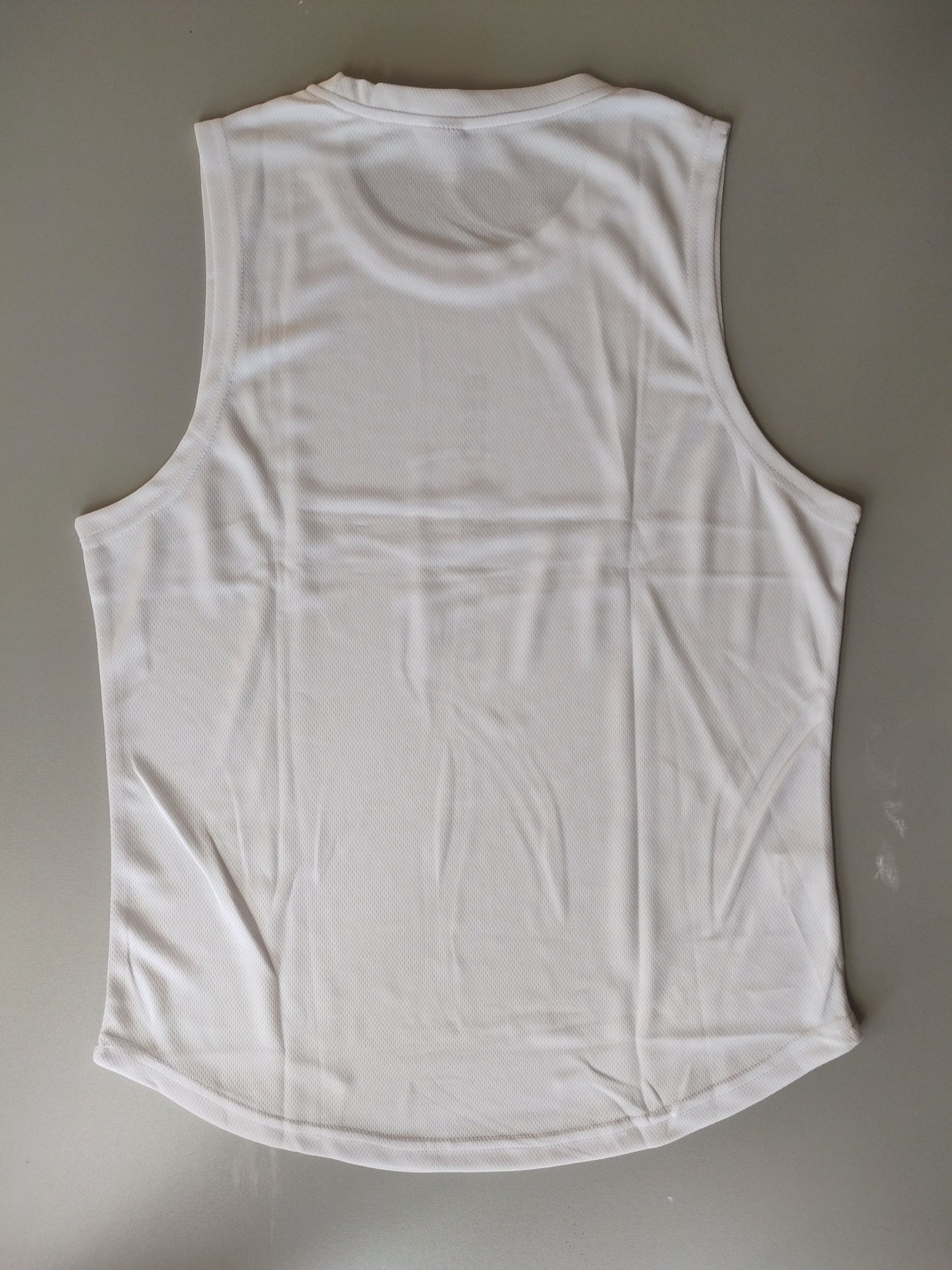 Letter Print Comfy Breathable Tank Top, Men's Casual Stretch Sleeveless T-shirt For Summer Gym Workout Training Basketball