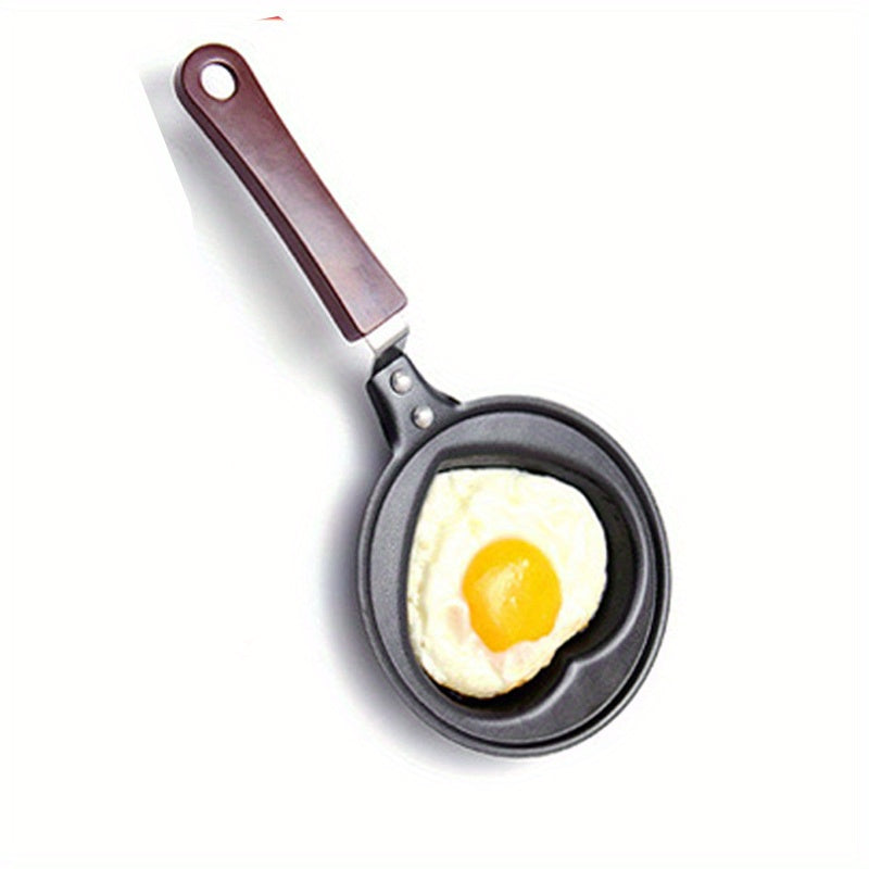 1pc Egg Frying Pot, Mini Breakfast Egg Frying Pot, Assorted Varieties Cartoon Frying Pot, Heart-shaped Non-stick Egg Pot, Omelette Pans Of Various Shapes, Kitchenware, Kitchen Tools