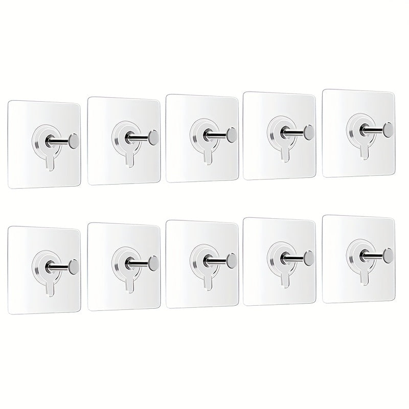 28pcs Strong Adhesive Damage-Free Wall Stickers - Invisible Nails for Wedding Photos, Photo Frames, Utility Hooks - No Trace Nail Hooks for Secure Hanging, Utility Hooks