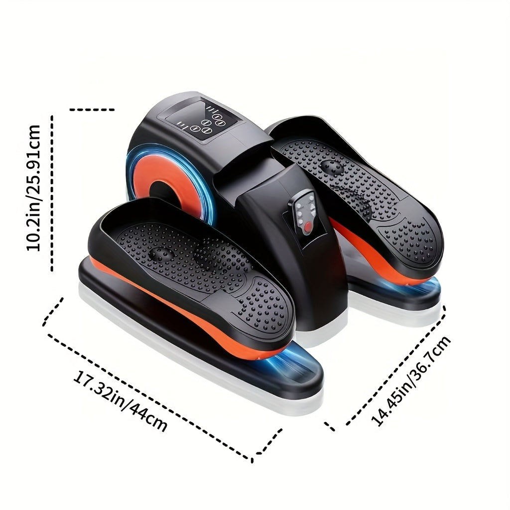 Under Desk Elliptical Machine, Electric Ellipse Leg Exerciser as Seen on Tv for Seniors with 12 Adjustable, Quiet Portable Elliptical Machine, Seated Pedal Exerciser with Remote Control, Without Battery