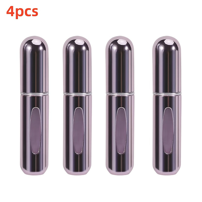 For Mini Portable Refillable Perfume Atomizer - Aluminum Mist Spray Bottle for Travel, Multi-Color Options, Fragrance-Free (Bubble-Free), Refillable Perfume Bottle|Compact Design|Aluminum Atomizer, Perfume Bottl