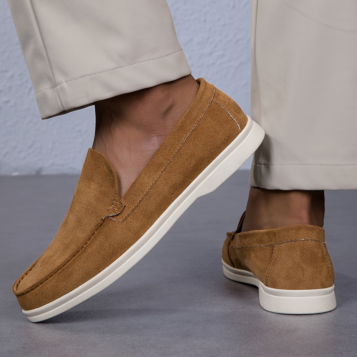 Sapatos Masculinos Slip-On – Estilo Casual e Formal com Palmilha Confortável