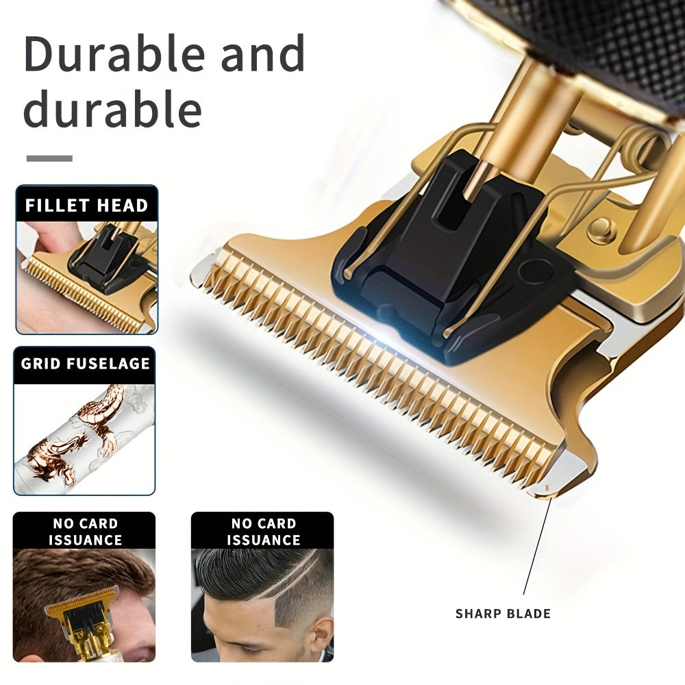 T9 Electric Hair Clipper Hair Cutting Machine Professional Men's Electric Shaver USB Rechargeable Barber Trimmer For Men Holiday Gift
