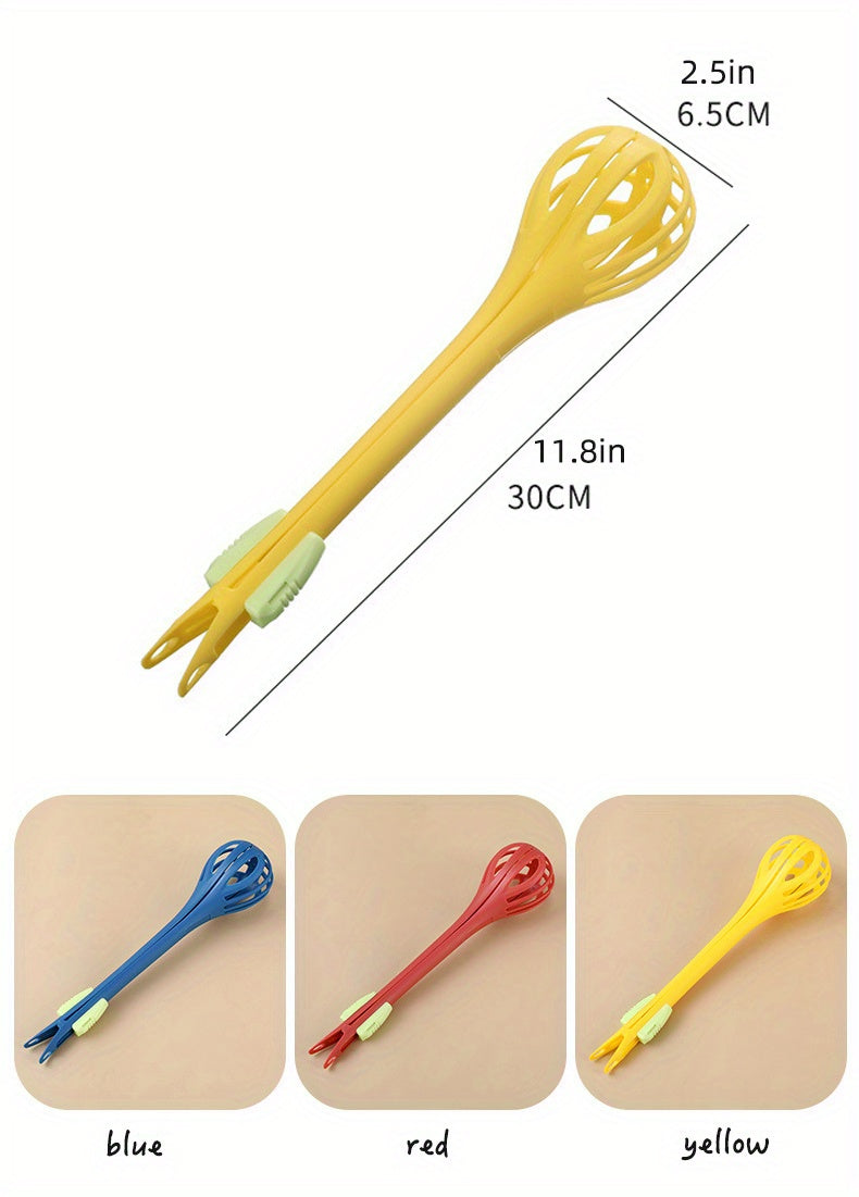 1pc, 5.08 Cm 1 Food Egg Whisk, Multi Function Egg Beater, Bread Clip Manual Blender, Baking Household Tools, Household Supplies, Baking Tools, Quickly Mixing Eggs Supplies, Kitchen Accessories, Kitchen Appliances, Kitchen Gad