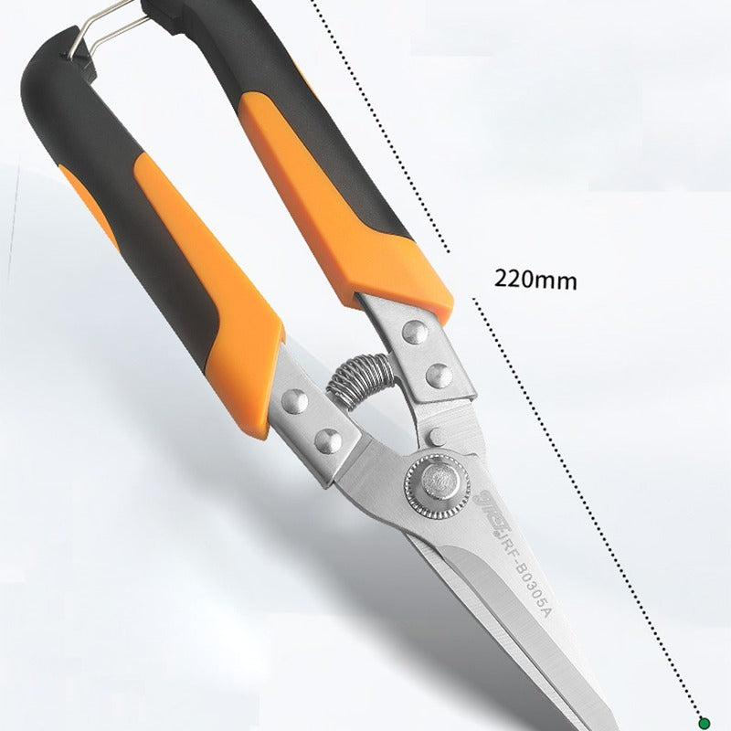 Professional Industrial Shears, JRF Stainless Steel Scissors, Tin Snips For Metal Sheet & PVC Pipe Cutting