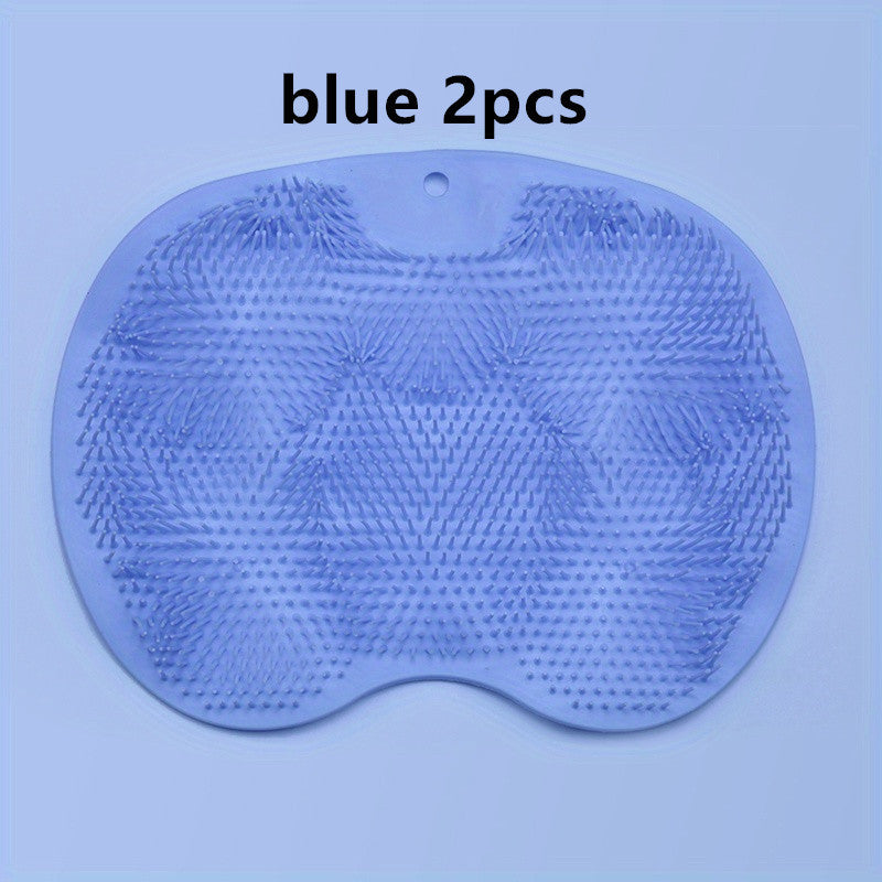 1pc Bath Exfoliating Pad, Bathroom Washing Pad, Shower Foot Scrubber Mat, Shower Cleaning Tools