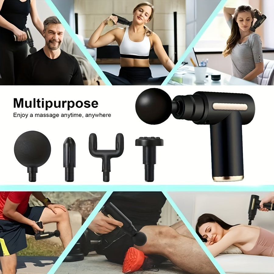 Powerful Professional Percussion Gym Sports Muscle Deep Tissu Fascia Mini For Neck Back Muscle Deep Vibration Relax Fitness Pocket Massage Gun
