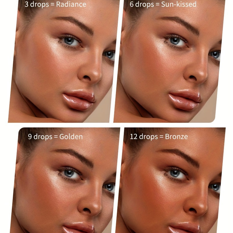 MELAO Sublime Bronze Self-Tanning Serum - Fast-Acting, 1 Hour Sunless Tanner, No Fake Tan Smell, Purees for All Skin Types, Sunless Tanning Solution | Smooth Bronze Finish | Natural Ingredient