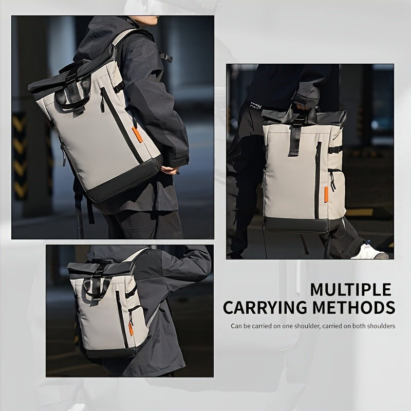 Large Capacity Expandable Laptop Backpack with 39.62cm Laptop Compartment - Heavy-Duty Travel Backpack, Adjustable Padded Shoulder Straps, Zipper Closure - Business, College, Gym, Backpack For Travel, College Student Gear, Se