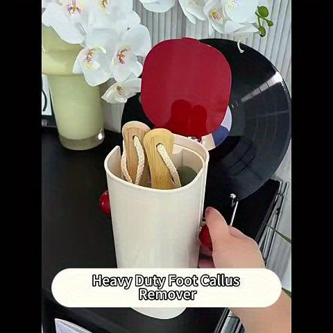 2pcs Heavy Duty Foot Callus Remover - Extra Coarse and Extra Fine Foot File Pedicure Tool, Travel Portable Foot Care, Salon Grade Home Pedicure Set, Ergonomic Handle