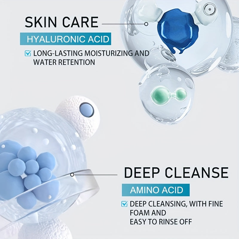 Men's Cologne Shower Gel, Deep Cleansing & Shampoo Combo, Rich Lather, Long-Lasting Fragrance, Enriched with Hyaluronic Acid, Ideal Gift