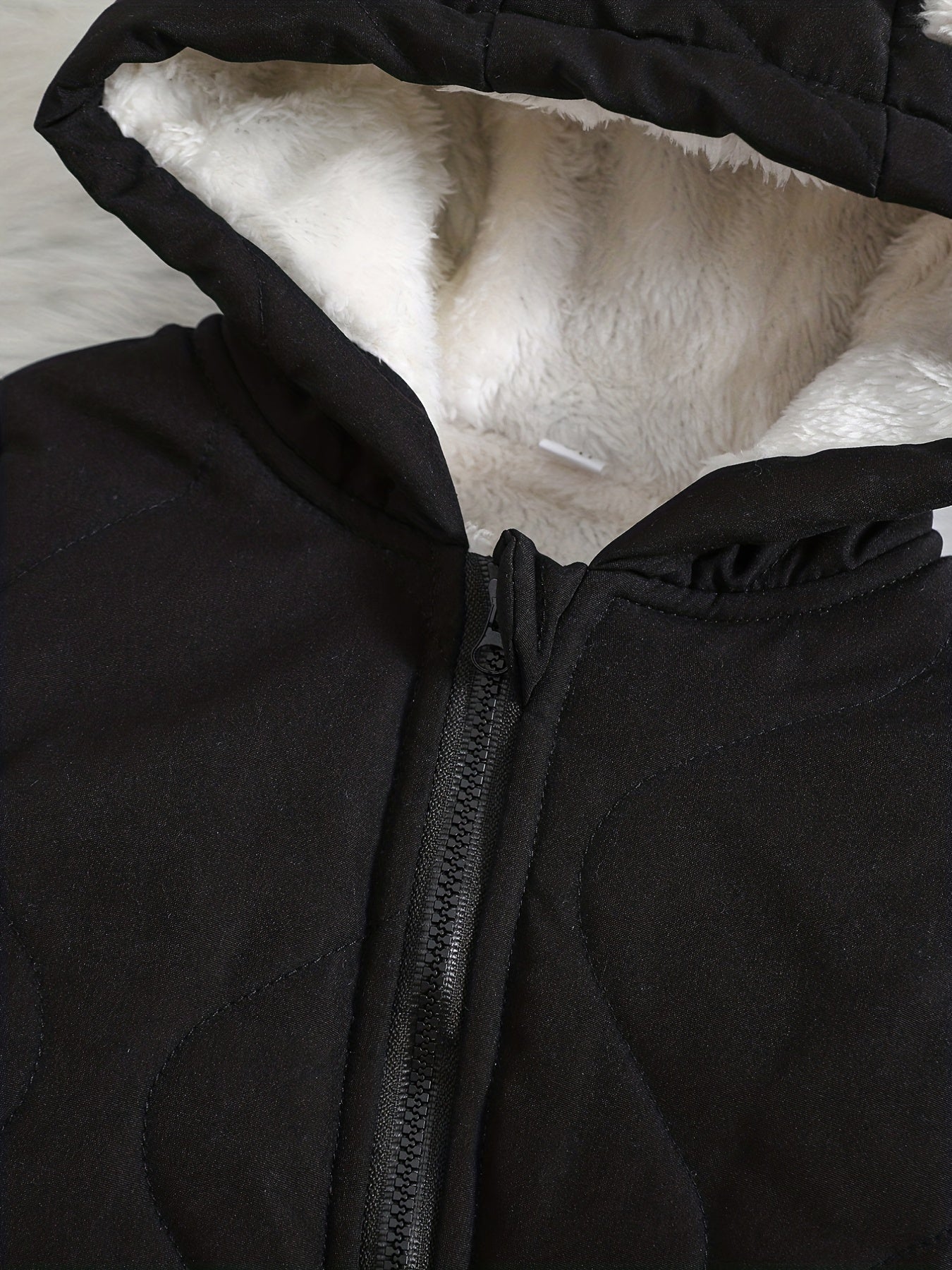 Infant Hooded Thick Romper Long Sleeve Zipper Thermal Jumpsuit, Babies & Kids Coat