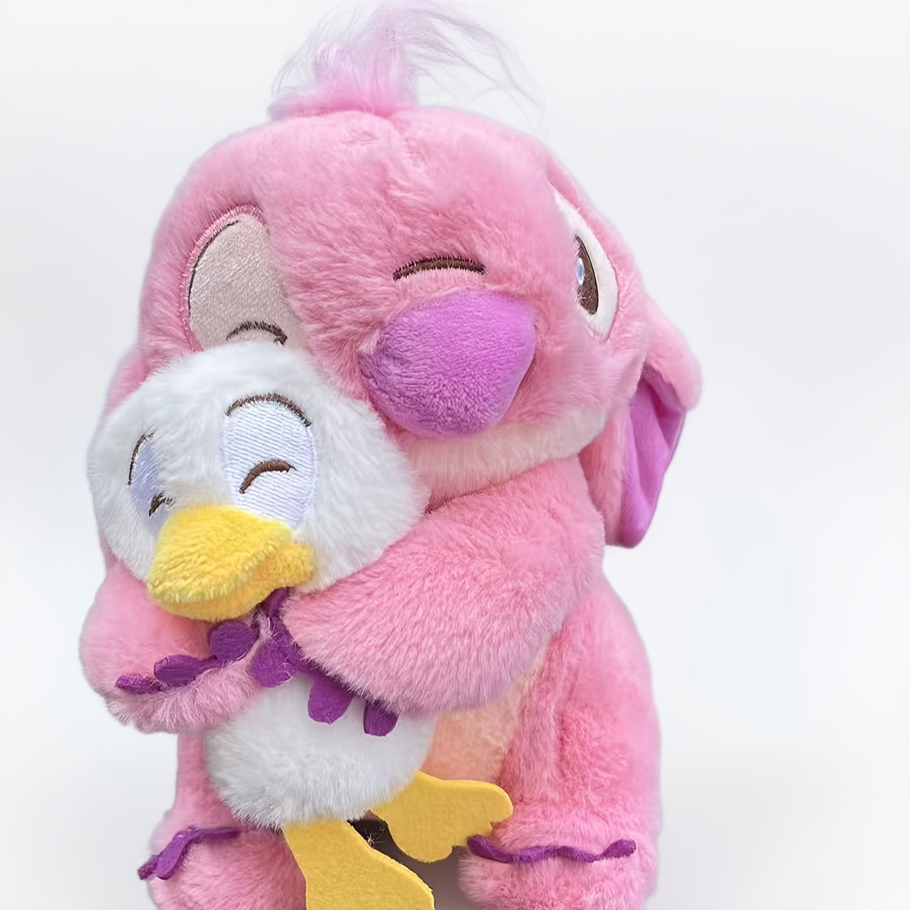 Stitch & Duck Plush Toy - Official Stitch Hugging Duck, Soft Blue Stitch Plush with Expressive Eyes, Birthday & Valentine's Gift for Fans, Cute Bedroom or Office Decor, Valentine Present, Playful Design, Huggable Plushie, Stu