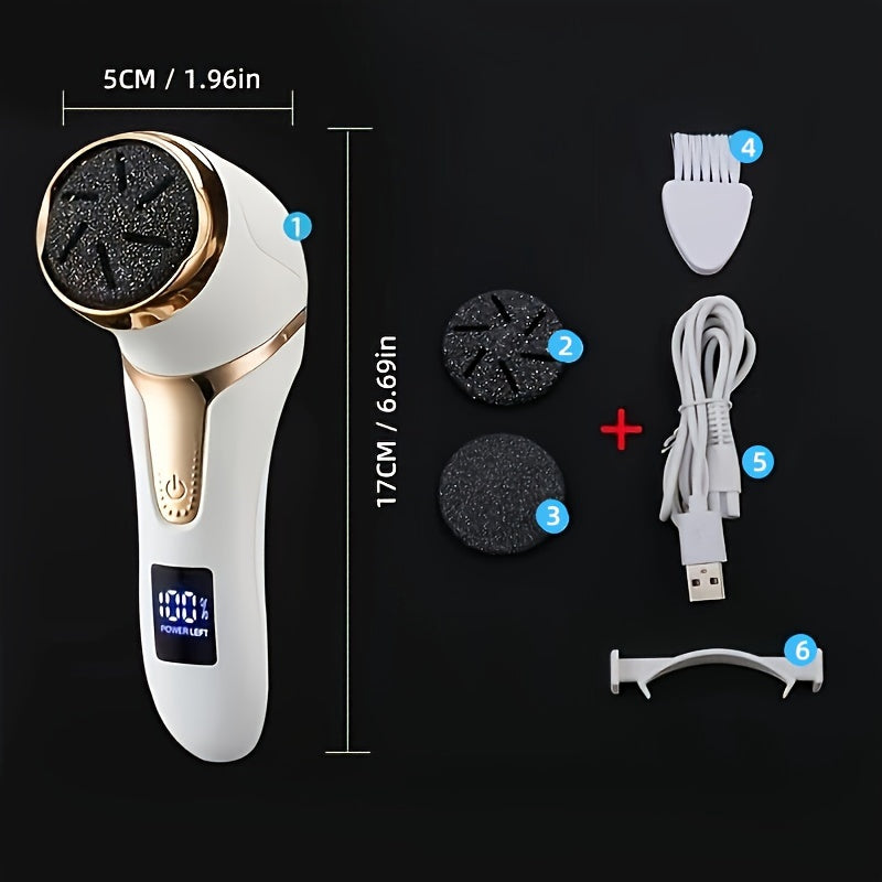 1pc Electric Feet Callus Remover, Portable Rechargeable Foot File Pedicure Tools With Foot Grinder