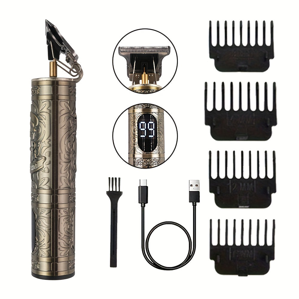 T9 Electric Hair Clipper Hair Cutting Machine Professional Men's Electric Shaver USB Rechargeable Barber Trimmer For Men Holiday Gift