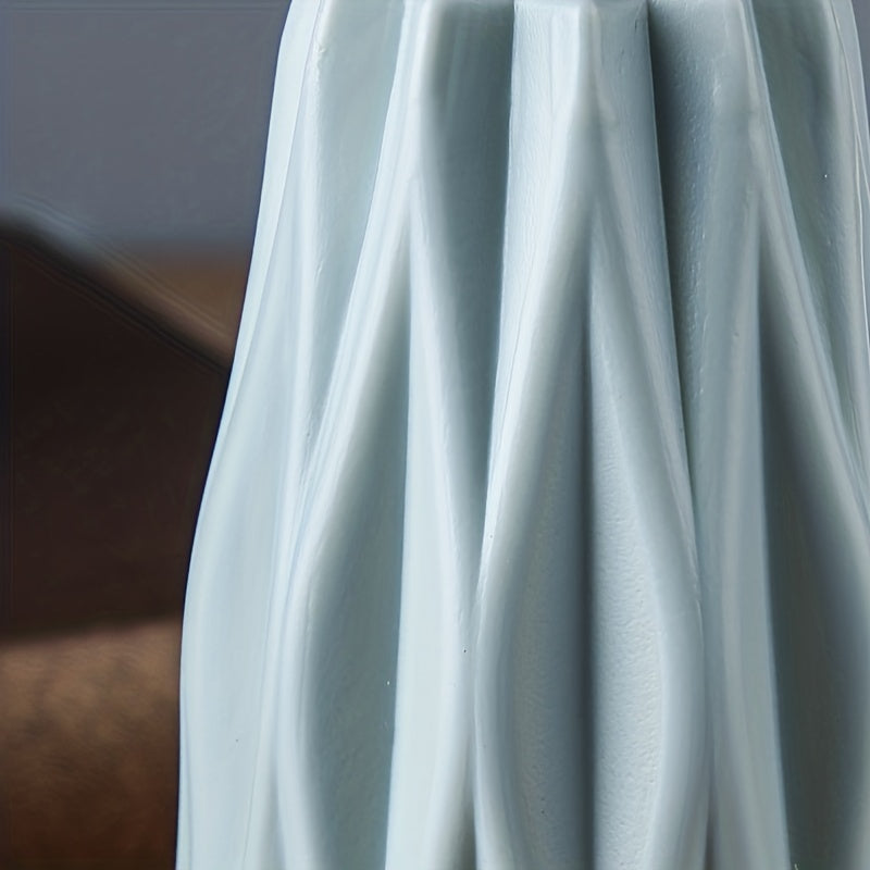 1pc, Nordic Plastic Vase, Creative Modern Vases, Nordic Style Flower Arrangement, Simple Flower Vases Decor, Scene Decor, Room Decor, Wedding Supplies, Wedding Favors (Flowers Not Included)