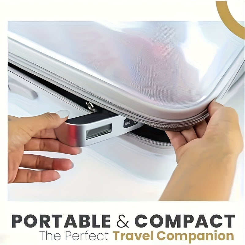 Portable electronic luggage scale Weighing 50kg49.9KG Easy to operate LCD display Even in bright light, Travel Weighing, Suitcase Weight Measurement, Lightweight Scale, Batterypowered, Highprecision Scale, Digital Luggage Sca