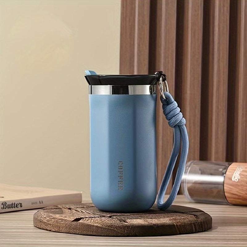 Stainless Steel Insulated Coffee Mug - 304 Stainless Steel, Portable & Durable for Outdoor Use, Perfect Gift for Men and Women