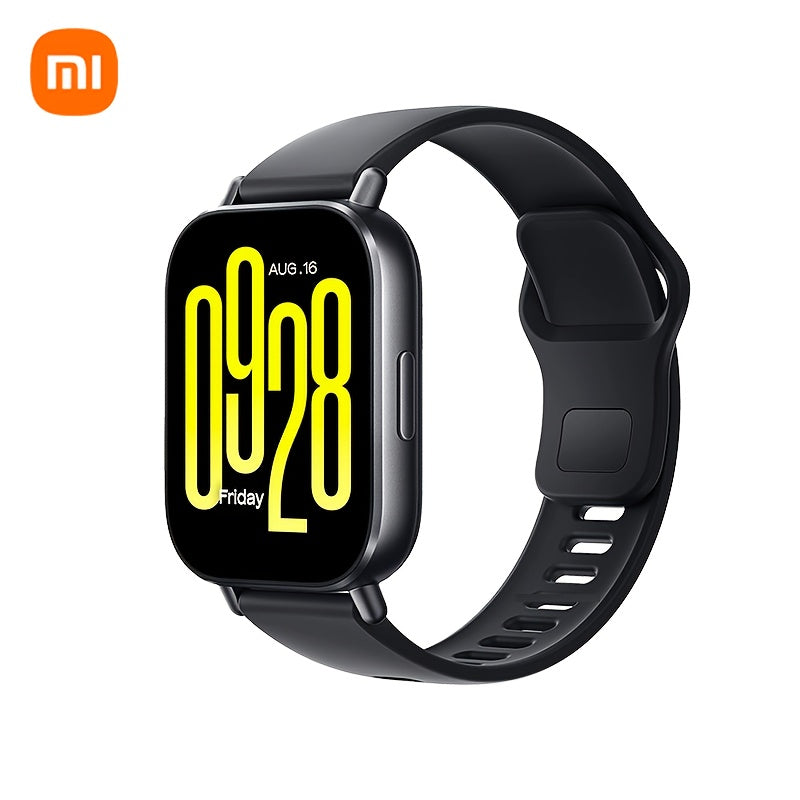 Xiaomi Redmi Watch 5 Active - 5.08cm LCD Display, Wireless 5.3, 470mAh Long Battery Life, Camera Control, Alexa Voice Assistant, USB Charging, Black TPU Band, Sleek Smartwatch | Highresolution Screen
