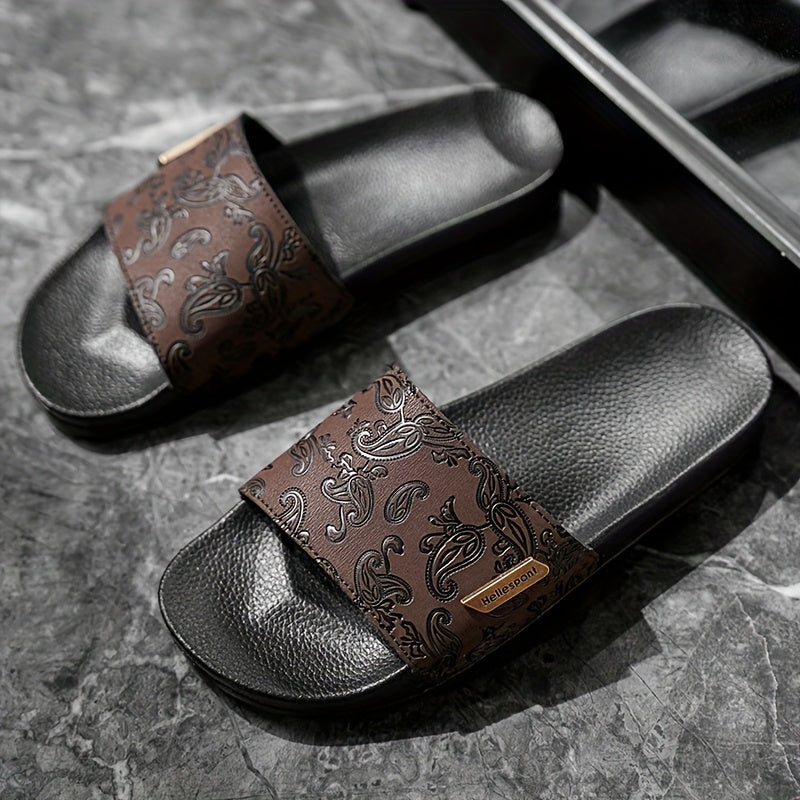 Men'S Breathable Open-Toe Sandals - Comfortable & Durable Casual Walking Shoes with Adjustable Strap, Faux Upper & Rubber Sole, Perfect for Casual Attire, Strappy Sandals