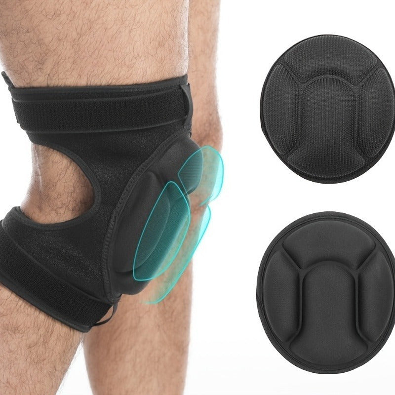 High-Density Sponge Knee Pads for Volleyball, Soccer, Dance, Cleaning, Work - Adjustable Straps, Breathable Non-Pilling Fabric, Full Wrap Knee Pads with EVA Foam Padding, Sleek Sports Design, Fit Design