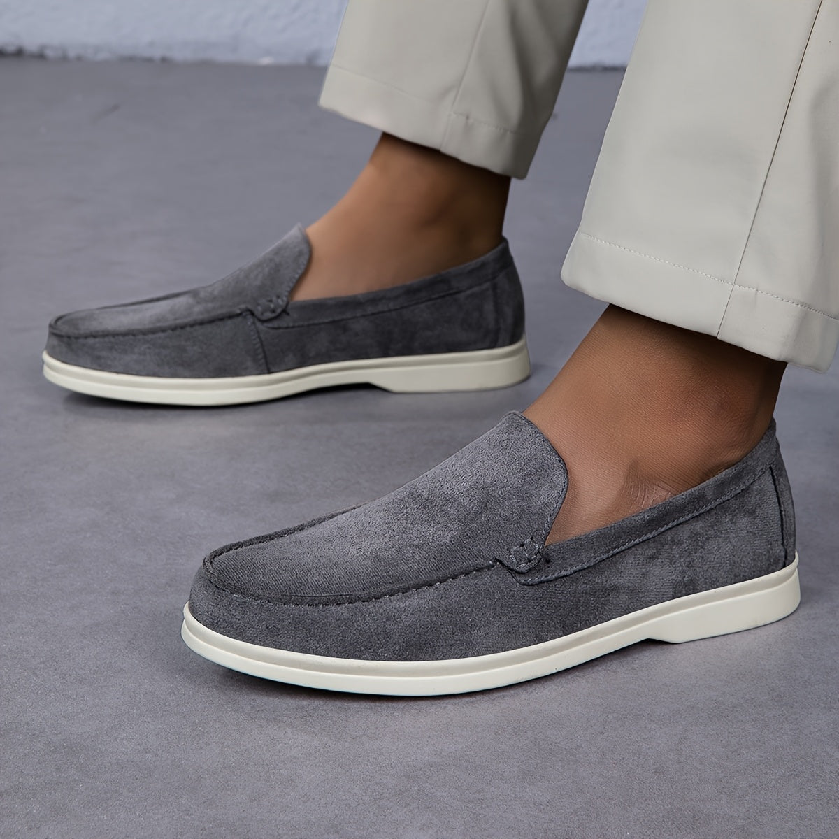 Sapatos Masculinos Slip-On – Estilo Casual e Formal com Palmilha Confortável