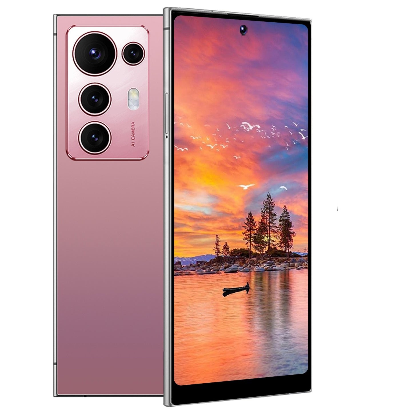 UMW S25 Ultra Latest 2025 6.8" Unlocked Android 5G Phone with Large Screen - 12GB+512GB, 8GB+256GB/13MP+50MP Camera, USB Type-C Charging, Dual SIM Slot, Built-in Pen, Draw Beautiful Patterns Anytime, Anywhere