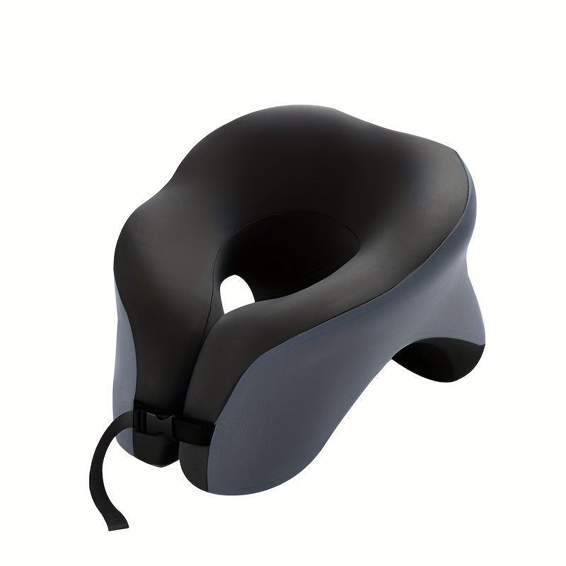 1pc Ergonomic U-Shaped Nap Pillow –, Portable & Machine Washable, Comfortable for Office, Student, and Travel Use, Available in Blue, Gray, Pink
