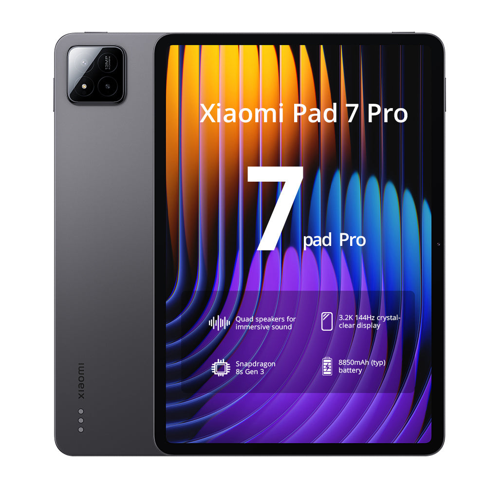 Xiaomi Pad 7 Pro, With Matte Display, 12GB+512GB, GREY, 11.2 Inch, 8850mAh Battery, 67W HyperCharge Charge, HyperAI