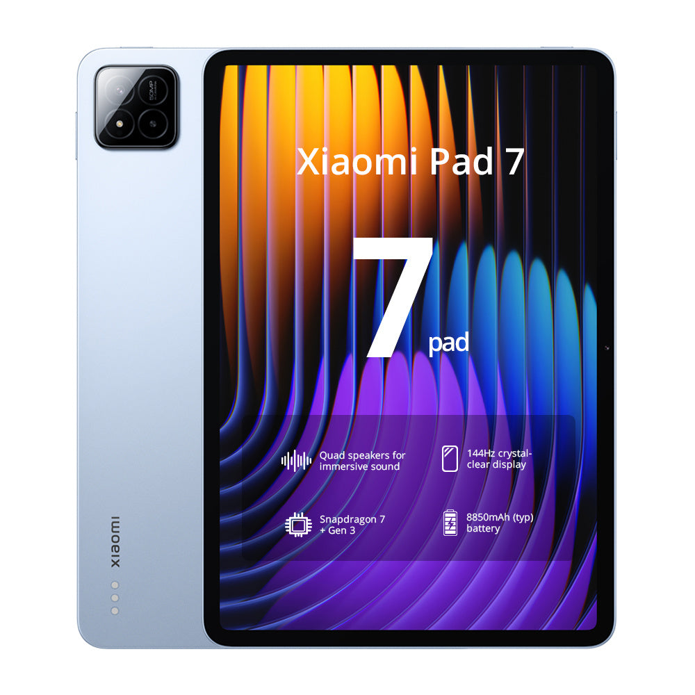 Xiaomi Pad 7 Tablet, 11.2 Inches, 8GB+128GB, 3.2K 144 Hz Display, Snapdragon 7+ Gen 3, 8850 mAh Battery, HyperAI, Grey