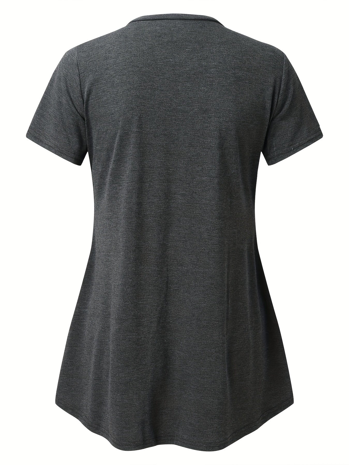 Women's Maternity Nursing T-shirt, Casual Mid Stretch Breathable Breastfeeding Pregnancy Top For Outdoor