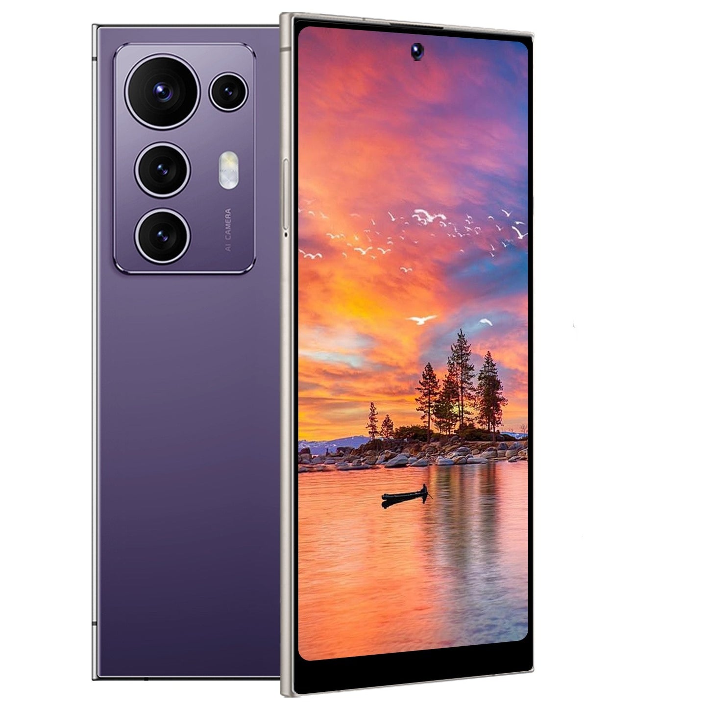 UMW S25 Ultra Latest 2025 6.8" Unlocked Android 5G Phone with Large Screen - 12GB+512GB, 8GB+256GB/13MP+50MP Camera, USB Type-C Charging, Dual SIM Slot, Built-in Pen, Draw Beautiful Patterns Anytime, Anywhere