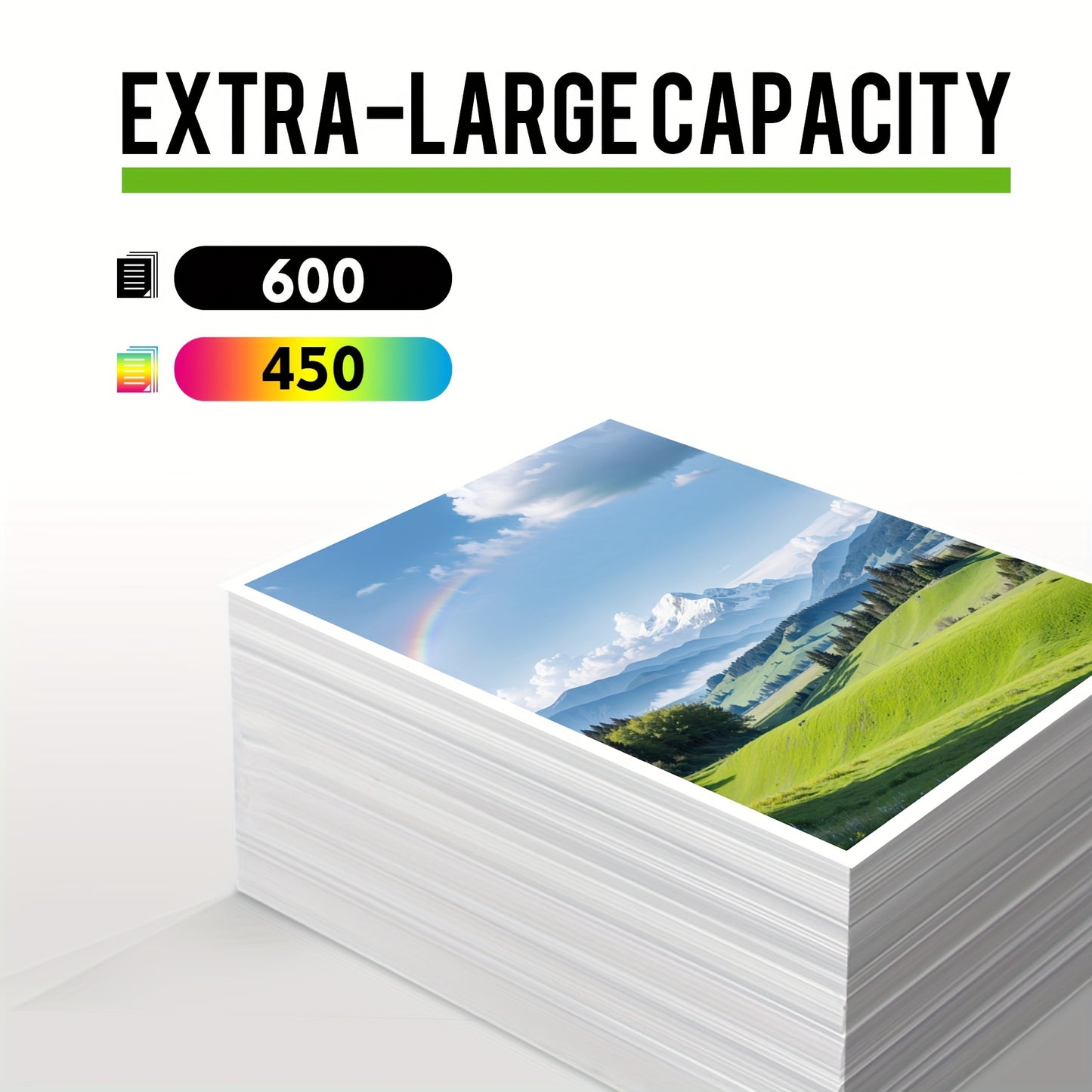 High-Yield 305XL Remanufactured Ink Cartridge for HP 305 305XL Compatible with HP DeskJet 2700 2710 2720 2722 DeskJet Plus 4100 4120 4130 Envy 6000 6010 6020 6032 Envy Pro 6400 6420- Black & Tri-Color