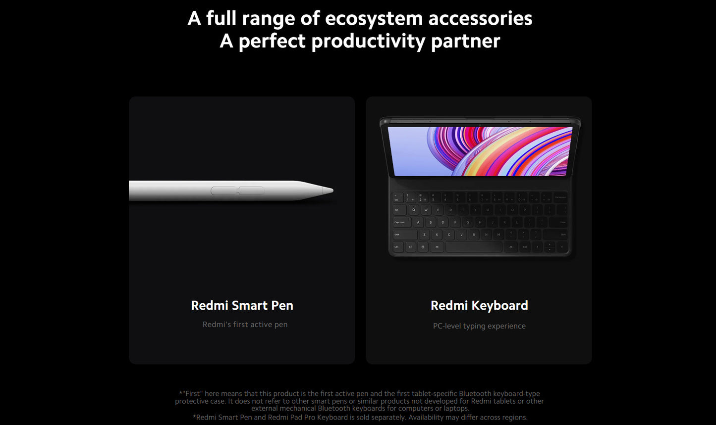 Xiaomi Redmi Pad Pro Tablet 8GB+256GB Charger Noincluded, Snapdragon 7S Gen 2 Octa Core 12.1'' 120Hz Display 10000mAh Battery