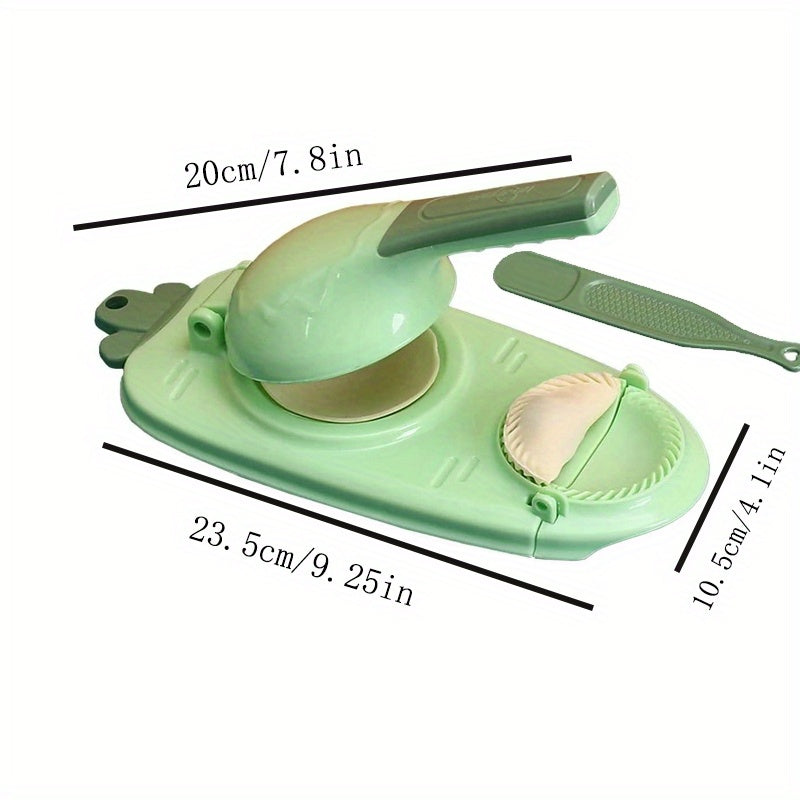 1pc, 2 In 1 Dumpling Maker, Dumpling Maker Machine, Kitchen Dumpling Making Tool Baking Pastry Manual Artifact For Pressing Dumpling Skin Wrapper Mould Dough Press Maker Great To Beginners