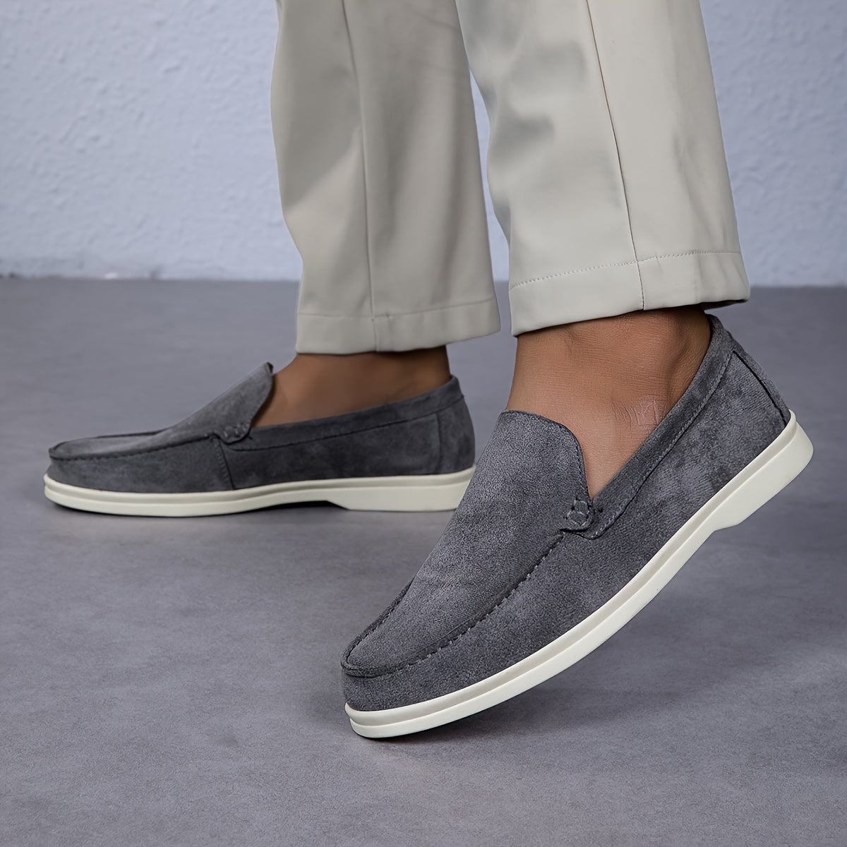 Sapatos Masculinos Slip-On – Estilo Casual e Formal com Palmilha Confortável