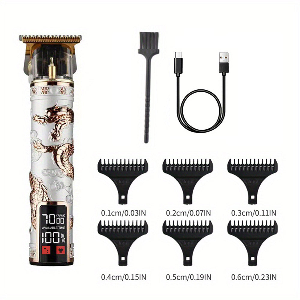 T9 Electric Hair Clipper Hair Cutting Machine Professional Men's Electric Shaver USB Rechargeable Barber Trimmer For Men Holiday Gift